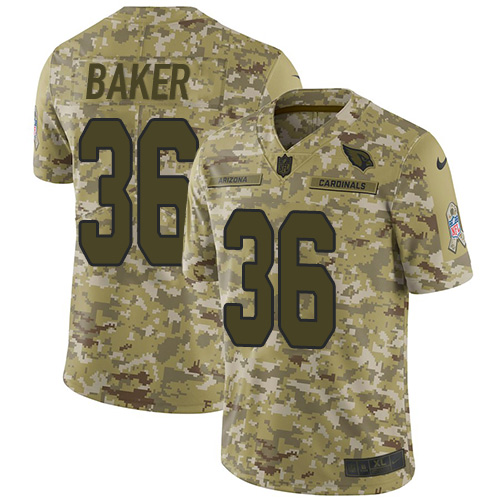 Nike Cardinals #36 Budda Baker Camo Youth Stitched NFL Limited 2018 Salute to Service Jersey Nike Cardinals #36 Budda Baker Camo Youth Stitched NFL Limited 2018 Salute to Service Jersey