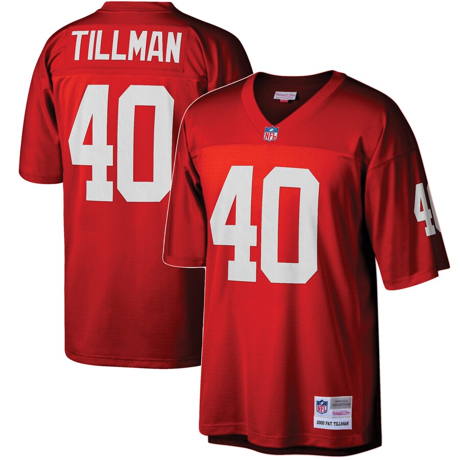 Youth Arizona Cardinals #40 Pat Tillman Mitchell & Ness Cardinal 1990 Legacy Retired Player Jersey Youth Arizona Cardinals #40 Pat Tillman Mitchell & Ness Cardinal 1990 Legacy Retired Player Jersey