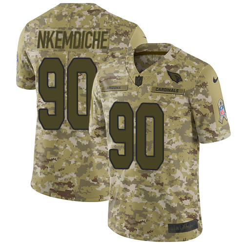 Nike Cardinals #90 Robert Nkemdiche Camo Youth Stitched NFL Limited 2018 Salute to Service Jersey Nike Cardinals #90 Robert Nkemdiche Camo Youth Stitched NFL Limited 2018 Salute to Service Jersey