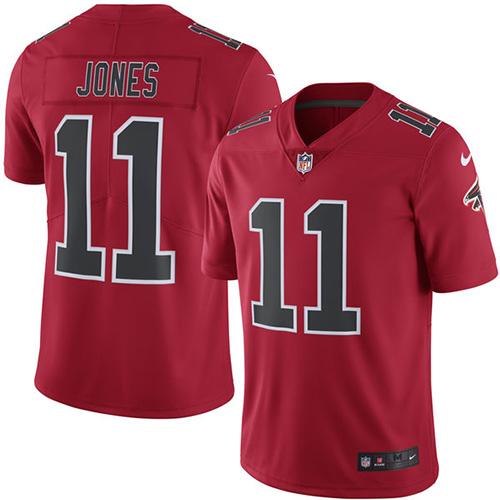 Nike Falcons #11 Julio Jones Red Youth Stitched NFL Limited Rush Jersey Nike Falcons #11 Julio Jones Red Youth Stitched NFL Limited Rush Jersey
