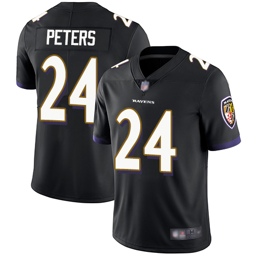 Nike Ravens #24 Marcus Peters Black Alternate Youth Stitched NFL Vapor Untouchable Limited Jersey Nike Ravens #24 Marcus Peters Black Alternate Youth Stitched NFL Vapor Untouchable Limited Jersey