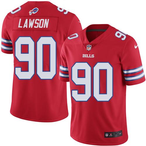 Nike Bills #90 Shaq Lawson Red Youth Stitched NFL Limited Rush Jersey Nike Bills #90 Shaq Lawson Red Youth Stitched NFL Limited Rush Jersey