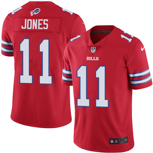 Nike Bills #11 Zay Jones Red Youth Stitched NFL Limited Rush Jersey Nike Bills #11 Zay Jones Red Youth Stitched NFL Limited Rush Jersey