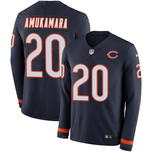 Nike Bears #20 Prince Amukamara Navy Blue Team Color Youth Stitched NFL Limited Therma Long Sleeve Jersey Nike Bears #20 Prince Amukamara Navy Blue Team Color Youth Stitched NFL Limited Therma Long Sleeve Jersey