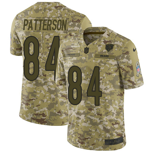 Nike Bears #84 Cordarrelle Patterson Camo Youth Stitched NFL Limited 2018 Salute To Service Jersey Nike Bears #84 Cordarrelle Patterson Camo Youth Stitched NFL Limited 2018 Salute To Service Jersey