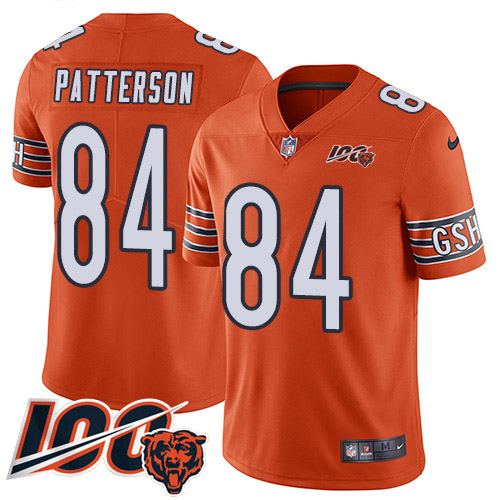 Nike Bears #84 Cordarrelle Patterson Orange Youth Stitched NFL Limited Rush 100th Season Jersey Nike Bears #84 Cordarrelle Patterson Orange Youth Stitched NFL Limited Rush 100th Season Jersey