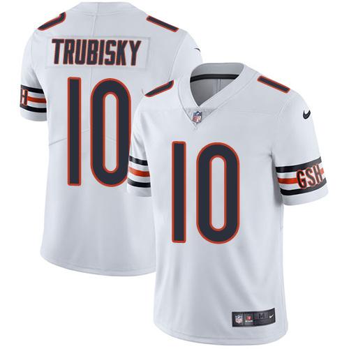 Nike Bears #10 Mitchell Trubisky White Youth Stitched NFL Vapor Untouchable Limited Jersey Nike Bears #10 Mitchell Trubisky White Youth Stitched NFL Vapor Untouchable Limited Jersey