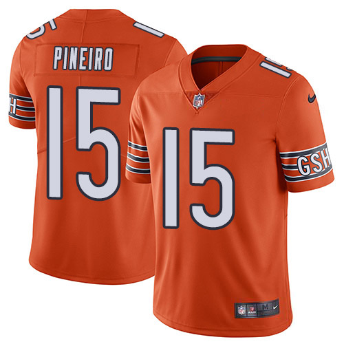Nike Bears #15 Eddy Pineiro Orange Youth Stitched NFL Limited Rush Jersey Nike Bears #15 Eddy Pineiro Orange Youth Stitched NFL Limited Rush Jersey
