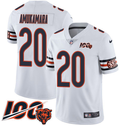 Nike Bears #20 Prince Amukamara White Youth 100th Season Stitched NFL Vapor Untouchable Limited Jersey Nike Bears #20 Prince Amukamara White Youth 100th Season Stitched NFL Vapor Untouchable Limited Jersey