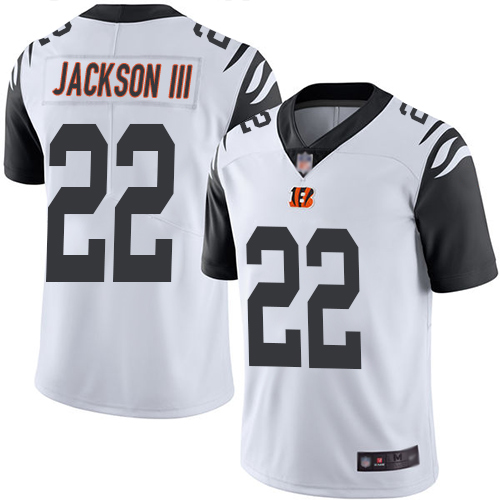 Nike Bengals #22 William Jackson III White Youth Stitched NFL Limited Rush Jersey Nike Bengals #22 William Jackson III White Youth Stitched NFL Limited Rush Jersey