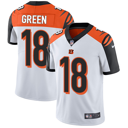 Nike Bengals #18 A.J. Green White Youth Stitched NFL Vapor Untouchable Limited Jersey Nike Bengals #18 A.J. Green White Youth Stitched NFL Vapor Untouchable Limited Jersey
