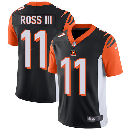 Nike Bengals #11 John Ross III Black Team Color Youth Stitched NFL Vapor Untouchable Limited Jersey Nike Bengals #11 John Ross III Black Team Color Youth Stitched NFL Vapor Untouchable Limited Jersey