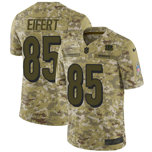 Nike Bengals #85 Tyler Eifert Camo Youth Stitched NFL Limited 2018 Salute to Service Jersey Nike Bengals #85 Tyler Eifert Camo Youth Stitched NFL Limited 2018 Salute to Service Jersey