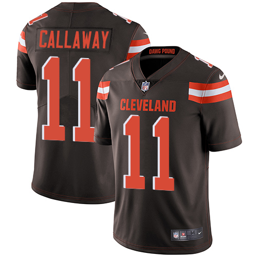 Nike Browns #11 Antonio Callaway Brown Team Color Youth Stitched NFL Vapor Untouchable Limited Jersey