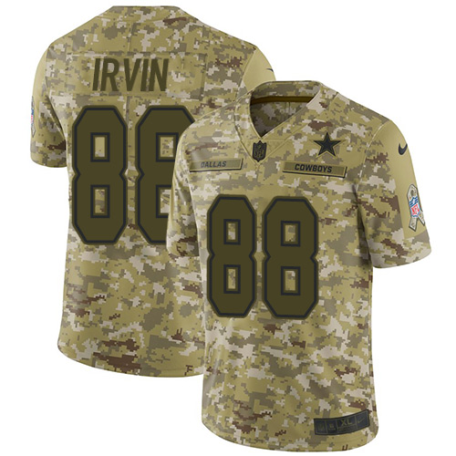 Nike Cowboys #88 Michael Irvin Camo Youth Stitched NFL Limited 2018 Salute to Service Jersey Nike Cowboys #88 Michael Irvin Camo Youth Stitched NFL Limited 2018 Salute to Service Jersey