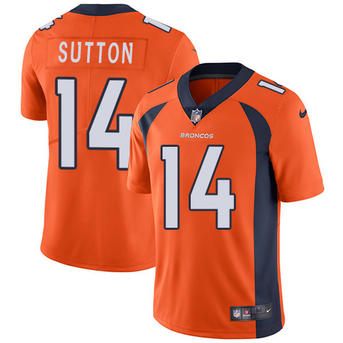 Nike Broncos #14 Courtland Sutton Orange Team Color Youth Stitched NFL Vapor Untouchable Limited Jersey Nike Broncos #14 Courtland Sutton Orange Team Color Youth Stitched NFL Vapor Untouchable Limited Jersey