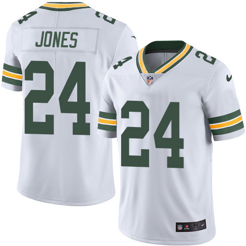 Nike Packers #24 Josh Jones White Youth Stitched NFL Vapor Untouchable Limited Jersey