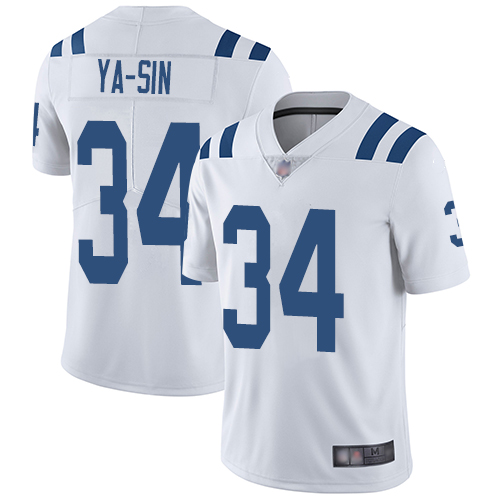 Nike Colts #34 Rock Ya-Sin White Youth Stitched NFL Vapor Untouchable Limited Jersey