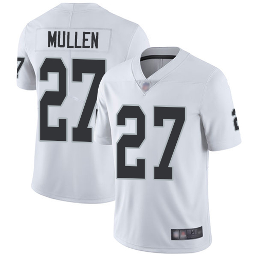 Nike Raiders #27 Trayvon Mullen White Youth Stitched NFL Vapor Untouchable Limited Jersey