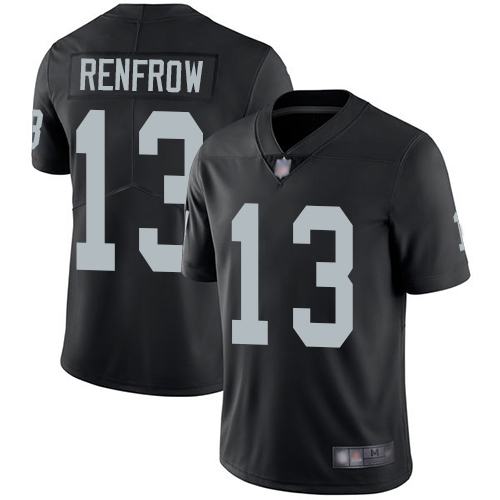 Nike Raiders #13 Hunter Renfrow Black Team Color Youth Stitched NFL Vapor Untouchable Limited Jersey