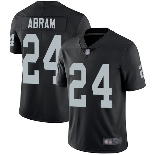 Nike Raiders #24 Johnathan Abram Black Team Color Youth Stitched NFL Vapor Untouchable Limited Jersey