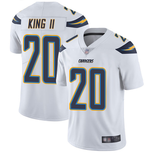 Nike Chargers #20 Desmond King II White Youth Stitched NFL Vapor Untouchable Limited Jersey