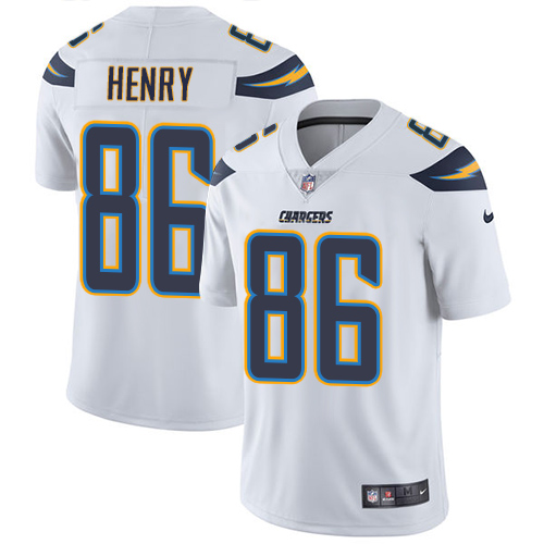 Nike Chargers #86 Hunter Henry White Youth Stitched NFL Vapor Untouchable Limited Jersey