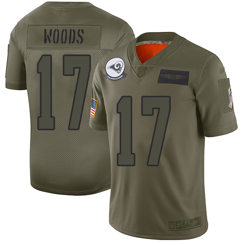 Nike Rams #17 Robert Woods Camo Youth Stitched NFL Limited 2019 Salute to Service Jersey Nike Rams #17 Robert Woods Camo Youth Stitched NFL Limited 2019 Salute to Service Jersey