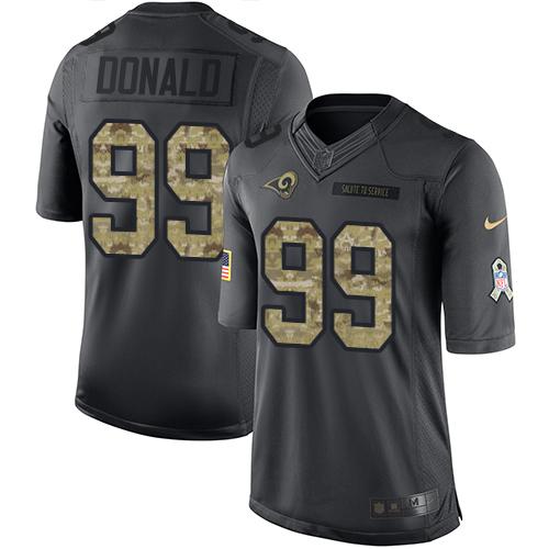 Nike Rams #99 Aaron Donald Black Youth Stitched NFL Limited 2016 Salute to Service Jersey Nike Rams #99 Aaron Donald Black Youth Stitched NFL Limited 2016 Salute to Service Jersey