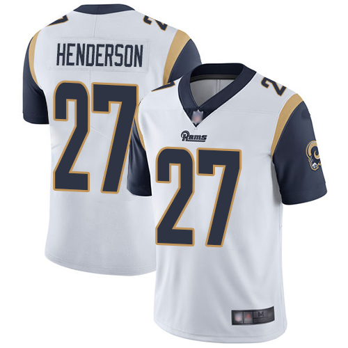Nike Rams #27 Darrell Henderson White Youth Stitched NFL Vapor Untouchable Limited Jersey Nike Rams #27 Darrell Henderson White Youth Stitched NFL Vapor Untouchable Limited Jersey