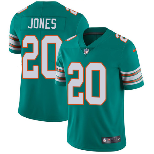 Nike Dolphins #20 Reshad Jones Aqua Green Alternate Youth Stitched NFL Vapor Untouchable Limited Jersey Nike Dolphins #20 Reshad Jones Aqua Green Alternate Youth Stitched NFL Vapor Untouchable Limited Jersey