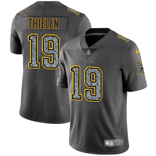 Nike Vikings #19 Adam Thielen Gray Static Youth Stitched NFL Vapor Untouchable Limited Jersey Nike Vikings #19 Adam Thielen Gray Static Youth Stitched NFL Vapor Untouchable Limited Jersey