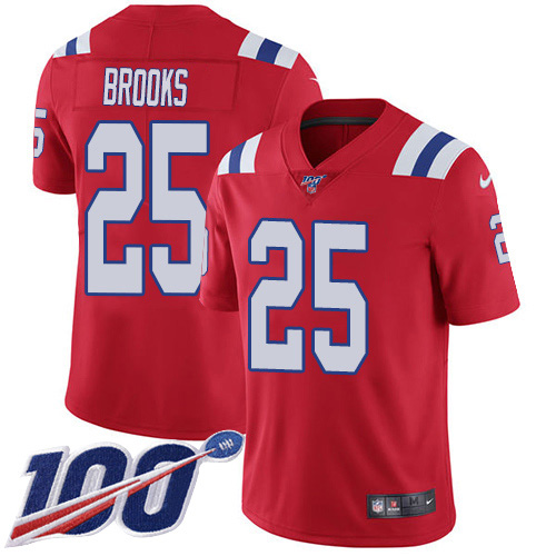 Nike Patriots #25 Terrence Brooks Red Alternate Youth Stitched NFL 100th Season Vapor Untouchable Limited Jersey Nike Patriots #25 Terrence Brooks Red Alternate Youth Stitched NFL 100th Season Vapor Untouchable Limited Jersey