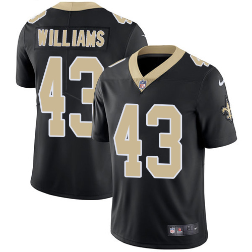 Nike Saints #43 Marcus Williams Black Team Color Youth Stitched NFL Vapor Untouchable Limited Jersey Nike Saints #43 Marcus Williams Black Team Color Youth Stitched NFL Vapor Untouchable Limited Jersey