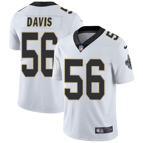 Nike Saints #56 DeMario Davis White Youth Stitched NFL Vapor Untouchable Limited Jersey Nike Saints #56 DeMario Davis White Youth Stitched NFL Vapor Untouchable Limited Jersey