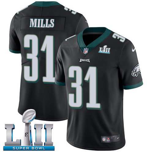 Nike Eagles #31 Jalen Mills Black Alternate Super Bowl LII Youth Stitched NFL Vapor Untouchable Limited Jersey Nike Eagles #31 Jalen Mills Black Alternate Super Bowl LII Youth Stitched NFL Vapor Untouchable Limited Jersey