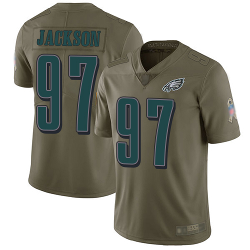 Nike Eagles #97 Malik Jackson Olive Youth Stitched NFL Limited 2017 Salute to Service Jersey Nike Eagles #97 Malik Jackson Olive Youth Stitched NFL Limited 2017 Salute to Service Jersey