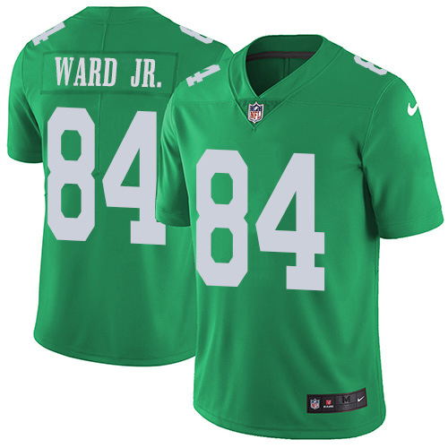 Nike Eagles #84 Greg Ward Jr. Green Youth Stitched NFL Limited Rush Jersey