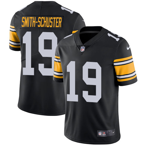 Nike Steelers #19 JuJu Smith-Schuster Black Alternate Youth Stitched NFL Vapor Untouchable Limited Jersey