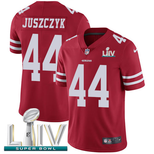 Nike 49ers #44 Kyle Juszczyk Red Super Bowl LIV 2020 Team Color Youth Stitched NFL Vapor Untouchable Limited Jersey Nike 49ers #44 Kyle Juszczyk Red Super Bowl LIV 2020 Team Color Youth Stitched NFL Vapor Untouchable Limited Jersey
