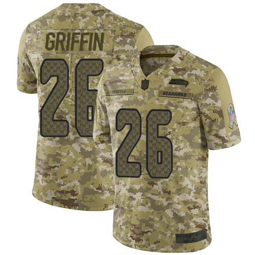 Nike Seahawks #26 Shaquem Griffin Camo Youth Stitched NFL Limited 2018 Salute to Service Jersey Nike Seahawks #26 Shaquem Griffin Camo Youth Stitched NFL Limited 2018 Salute to Service Jersey