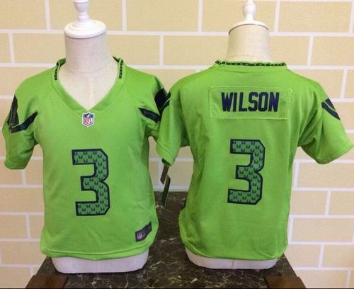 Toddler Nike Seahawks #3 Russell Wilson Green Alternate Stitched NFL Elite Jersey Toddler Nike Seahawks #3 Russell Wilson Green Alternate Stitched NFL Elite Jersey