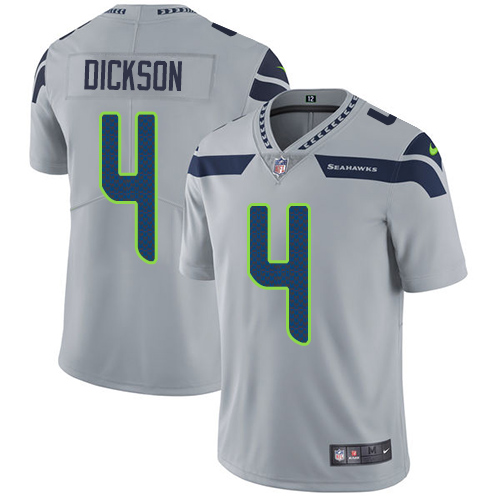 Nike Seahawks #4 Michael Dickson Grey Alternate Youth Stitched NFL Vapor Untouchable Limited Jersey Nike Seahawks #4 Michael Dickson Grey Alternate Youth Stitched NFL Vapor Untouchable Limited Jersey