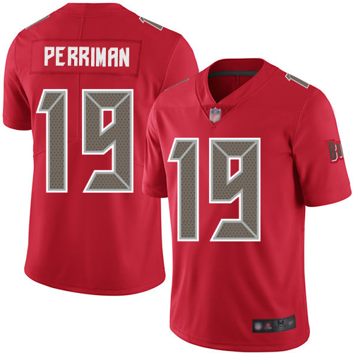 Nike Buccaneers #19 Breshad Perriman Red Youth Stitched NFL Limited Rush Jersey
