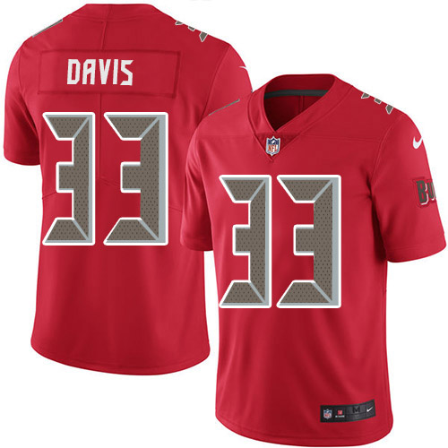 Nike Buccaneers #33 Carlton Davis III Red Youth Stitched NFL Limited Rush Jersey Nike Buccaneers #33 Carlton Davis III Red Youth Stitched NFL Limited Rush Jersey