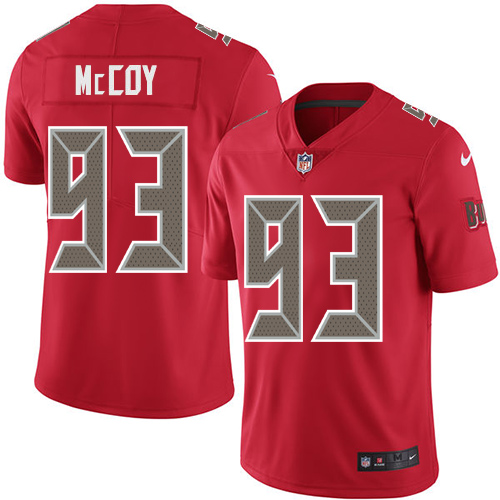 Nike Buccaneers #93 Gerald McCoy Red Youth Stitched NFL Limited Rush Jersey Nike Buccaneers #93 Gerald McCoy Red Youth Stitched NFL Limited Rush Jersey