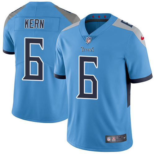Nike Titans #6 Brett Kern Light Blue Alternate Youth Stitched NFL Vapor Untouchable Limited Jersey