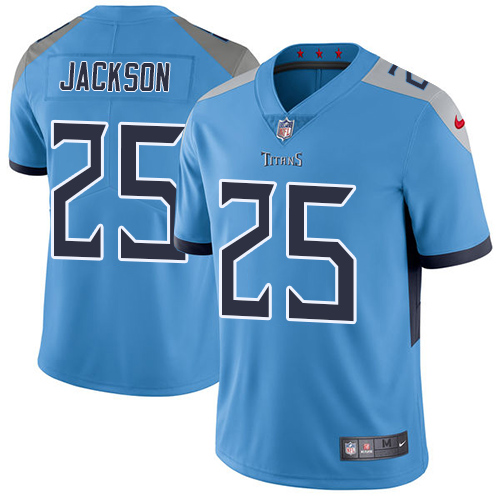 Nike Titans #25 Adoree' Jackson Light Blue Alternate Youth Stitched NFL Vapor Untouchable Limited Jersey