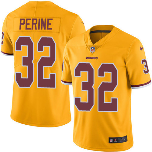 Nike Redskins #32 Samaje Perine Gold Youth Stitched NFL Limited Rush Jersey Nike Redskins #32 Samaje Perine Gold Youth Stitched NFL Limited Rush Jersey