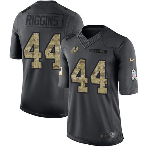 Nike Redskins #44 John Riggins Black Youth Stitched NFL Limited 2016 Salute to Service Jersey Nike Redskins #44 John Riggins Black Youth Stitched NFL Limited 2016 Salute to Service Jersey